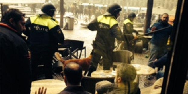 Hollanda polisinin mdahalesi: En az 7 yaral, 12 gzalt