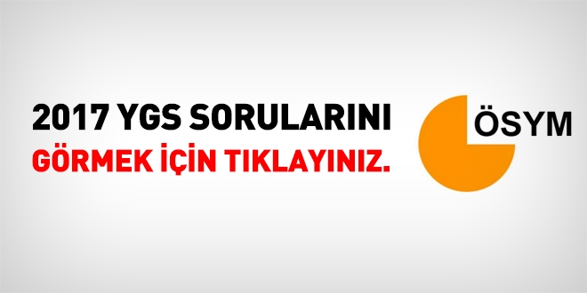 YGS soruları yayımlandı