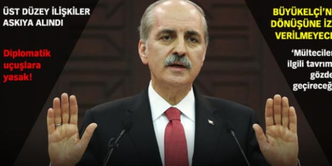 Kurtulmuş: Hollanda ile üst düzey ilişkiler askıya alındı