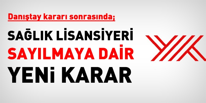 Psikoloji mezunlarının sağlık lisansiyeri sayılmasına dair karar