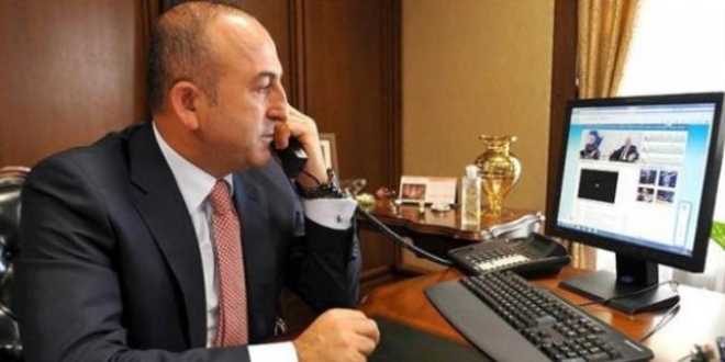 Dışişleri Bakanı Çavuşoğlu Fransız mevkidaşıyla görüştü