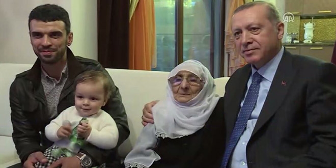Cumhurbakan Erdoan, Sofuolu'nu ziyaret etti