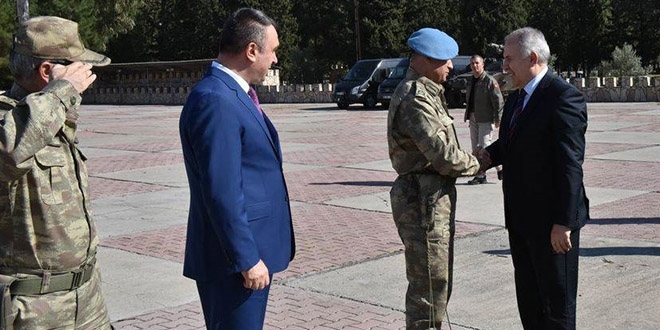 Vali, Amanoslarda görev yapan askerlere ziyaret etti