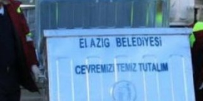 Elazığ'da çöp konteynerinde el bombası bulundu