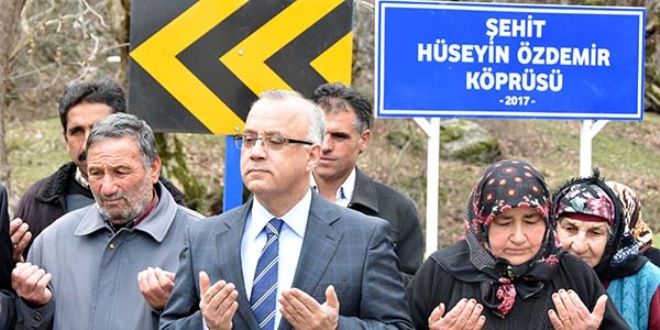 �ehidin ismi k�pr�ye verildi