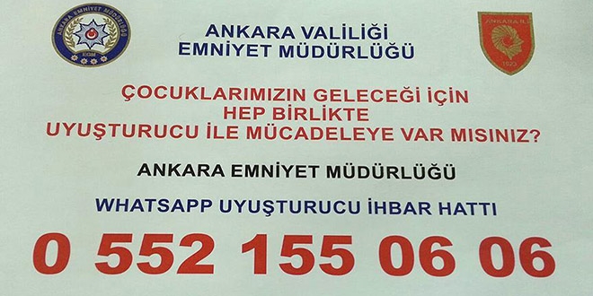 Ankara emniyeti, 'WhatsApp ihbar hattı' kurdu