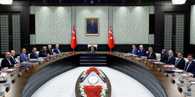 Bakanlar Kurulu toplantısı sona erdi