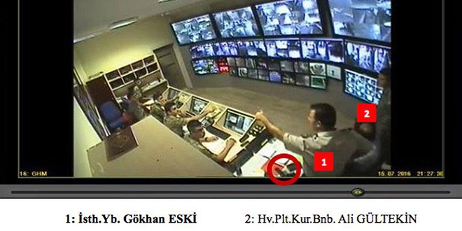 Görüntüler FETÖ'cü yarbayın yalanlarını ortaya çıkardı