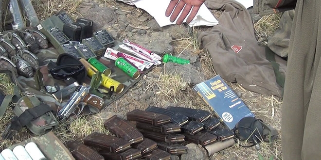 Şırnak'ta PKK'ya ait çok sayıda mühimmat bulundu