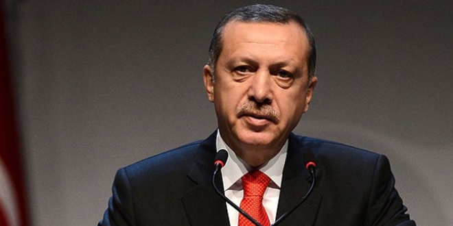 Erdoğan'dan şehit ailesine başsağlığı telgrafı