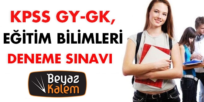 2017 KPSS deneme sınavı