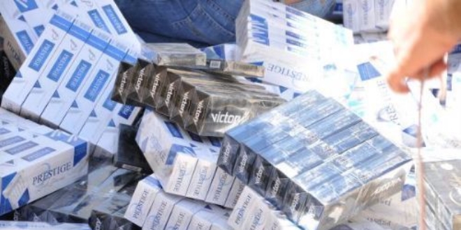 Başkentte 5 bin paket kaçak sigara ele geçirildi
