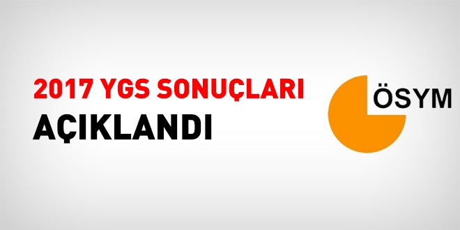 2017 YGS sonuçları açıklandı