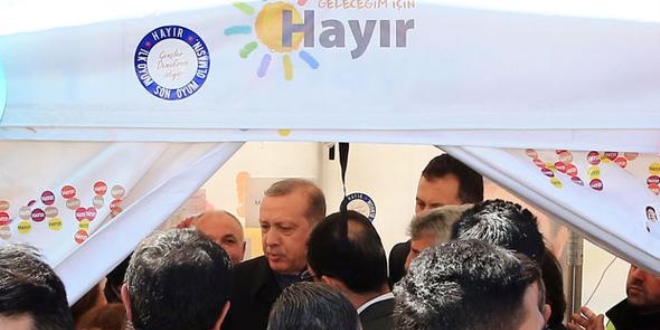 Hayır çadırındaki diyalog