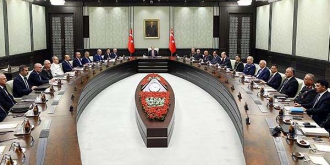 MGK Erdoğan başkanlığında toplandı
