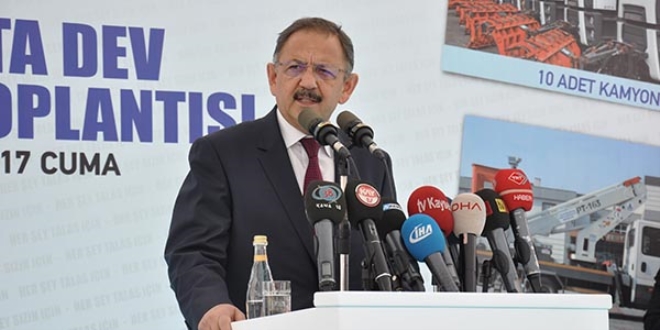 Bakan Özhaseki: Bir sürü tezgah var