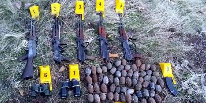 Şırnak'ta PKK'ya ait mühimmat ele geçirildi