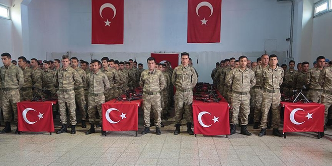 Silopi'de 133 güvenlik korucusu yemin ederek göreve başladı