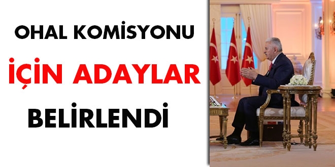OHAL inceleme komisyonu için adaylar belirlendi