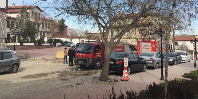 İtfaiye yangına müdahale edemedi