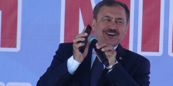 Bakan Eroğlu, türkü dinletip 'Evet' oyu istedi