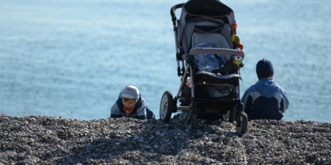 Antalya'da hava sıcaklığı 22 derece ölçüldü