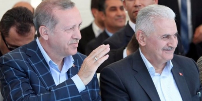 Erdoğan ve Yıldırım Yenikapı Etkinlik Alanı'na geldi