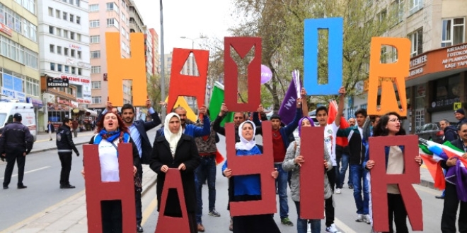 Başkent'te HDP 'hayır' mitingi düzenledi