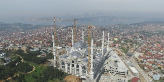 Çamlıca Camisi'nin yüzde 80'ni tamamlandı