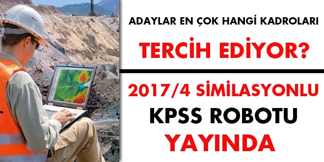 2017/4 simülasyonlu KPSS Robotu yayında