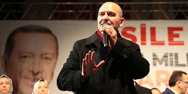 Soylu: Teröristleri yerli savaş uçaklarımızla takip ediyoruz