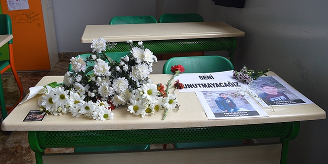 13 ya��ndaki G�rkem'in okulunda yas var