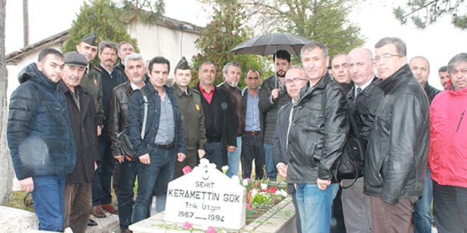 Emekli Albaylar �ehit Arkada�lar�n� Unutmad�lar