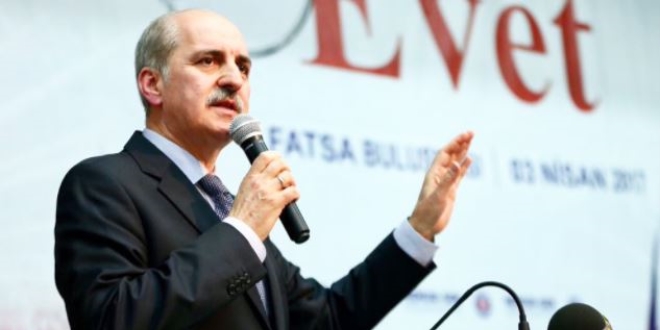 Kurtulmuş'tan halk oylaması teşekkürü
