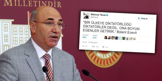 CHP'li Tanal'n  'demokrasi' hazmszl: Halka hakaret etti