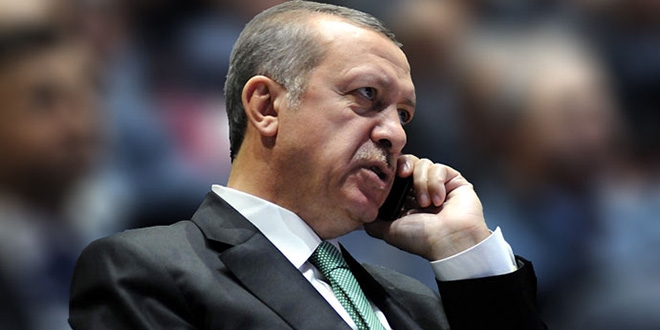 Cumhurbaşkanı Erdoğan'a tebrik telefonu