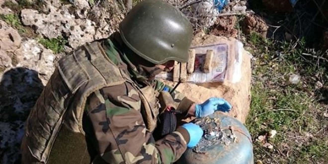 Şırnak'ta el yapımı patlayıcı ele geçirildi