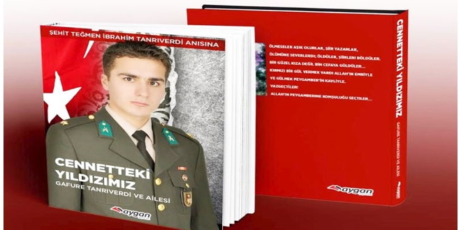 Şehit teğmenin hayatı kitap oldu