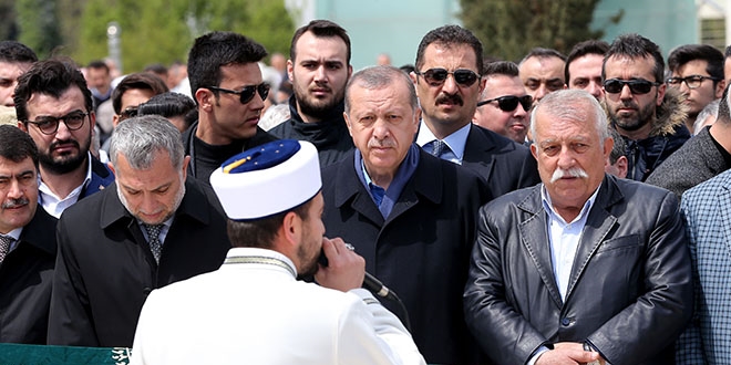 Erdoğan, Abdurrahman Külünk'ün cenaze törenine katıldı