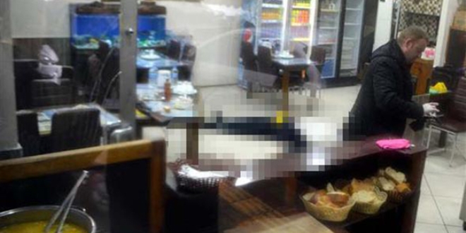 Lokantada yemek yerken öldürüldü