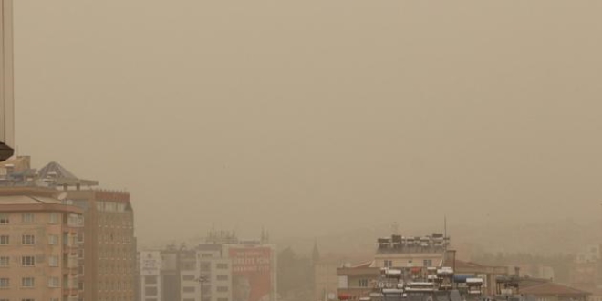 Suriye zerinden gelen toz bulutu 6 ilde etkili oluyor