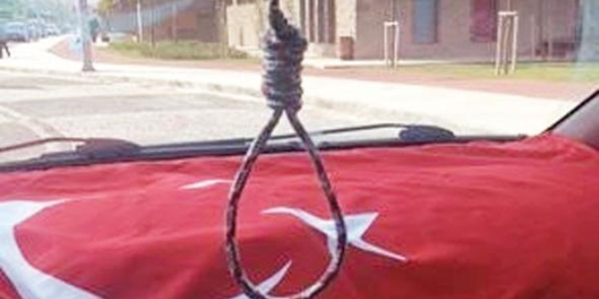İdam ipi görüntüsünden öğretmene soruşturma