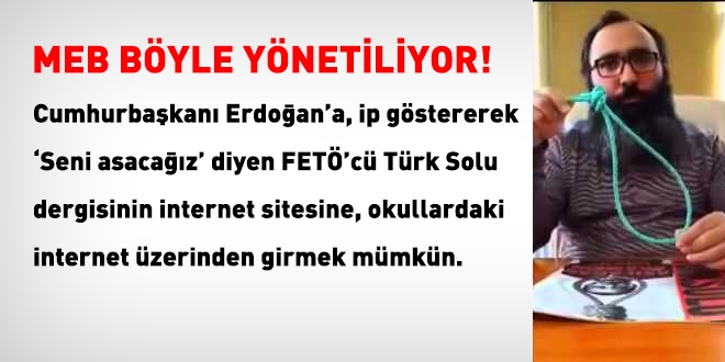 Gökçe Fırat'ın dergisi Türksolu açık ama memurlar.net yasaklı