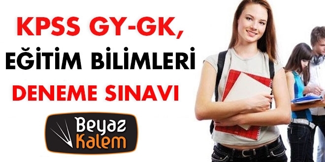 2017 KPSS deneme sınavı