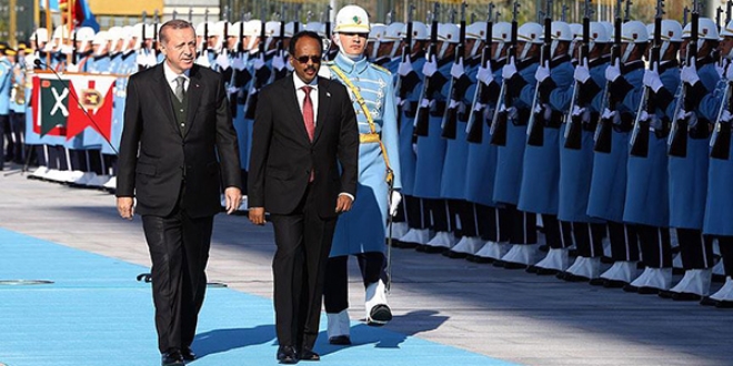 Somali Cumhurbaşkanı Fermacu Ankara'da