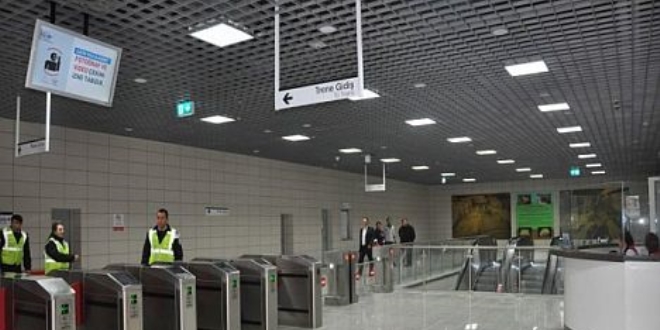 Marmaray'da yanlış alarm panik yarattı