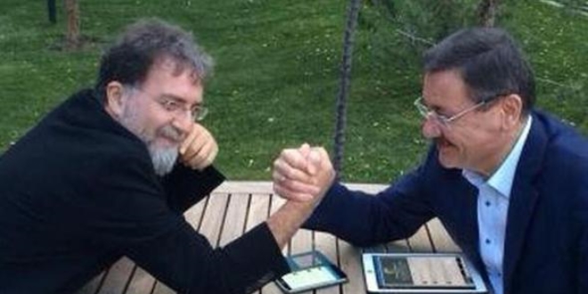 Başkan Gökçek, Ahmet Hakan'a takım elbise aldı