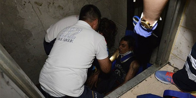 Polisten saklanan h�rs�z asans�r bo�lu�una d��t�