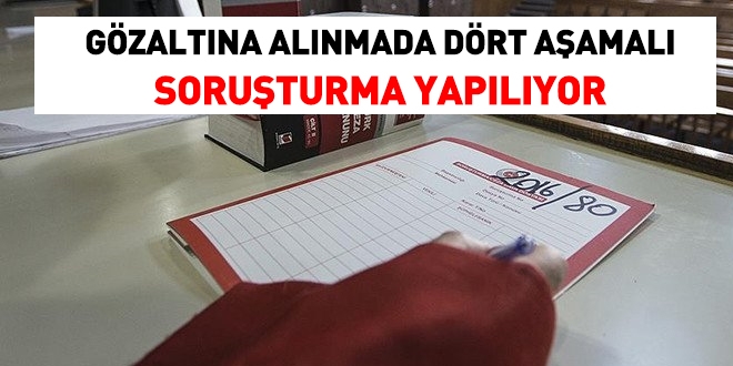 FET'clerin tespitinde 4 aamal soruturma yaplyor