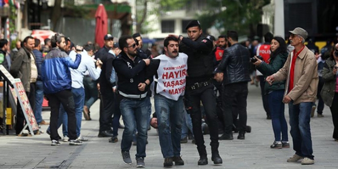 İstanbul'da 1 Mayıs bilançosu: 165 gözaltı